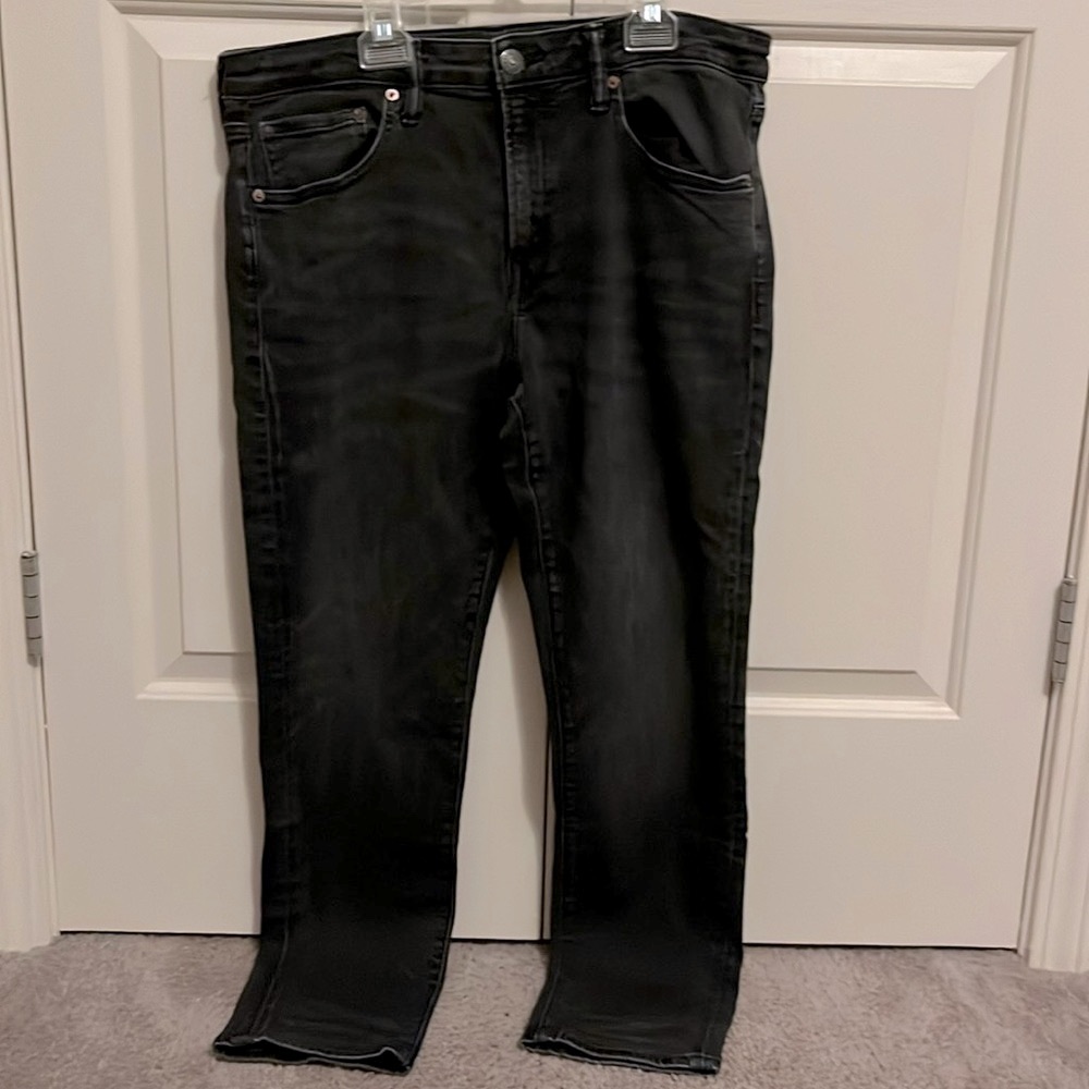 American Eagle Airflex+ Black Jeans 34/30